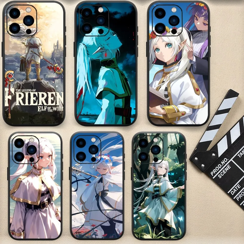 Bilibili Frieren at the Funeral Phone Case For Samsung Galaxy S22 S23 S24 Ultra S20 Lite Note 20 Black Shell