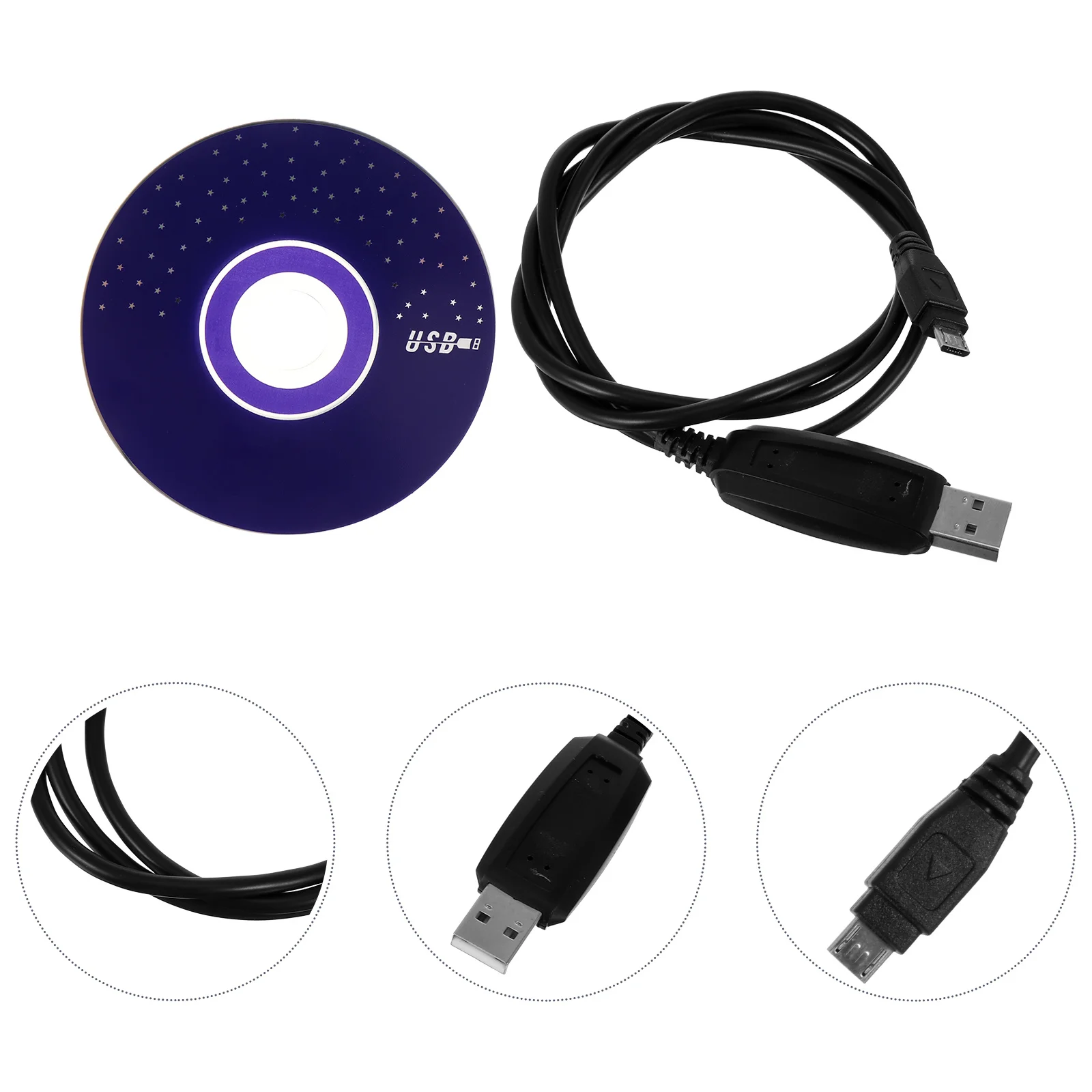 

Mini USB Programming Cable Radio Uhf 400-470mhz Professional Walkie Cable for Bf-T1 Frequency Setting