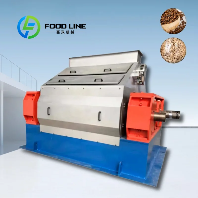 Animal Feed Category Steam Corn Flaking Mill Barley Flaked Production Line Wheat and black rice processing