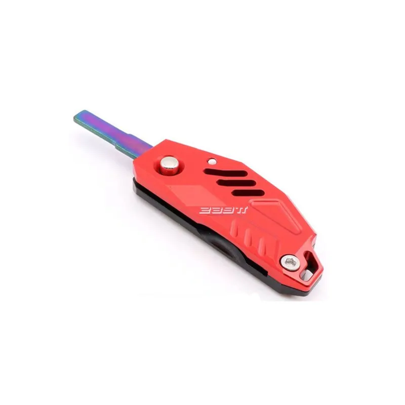 Cnc Aluminum Key Case Foldable with Uncut Key for Cfmoto 250sr