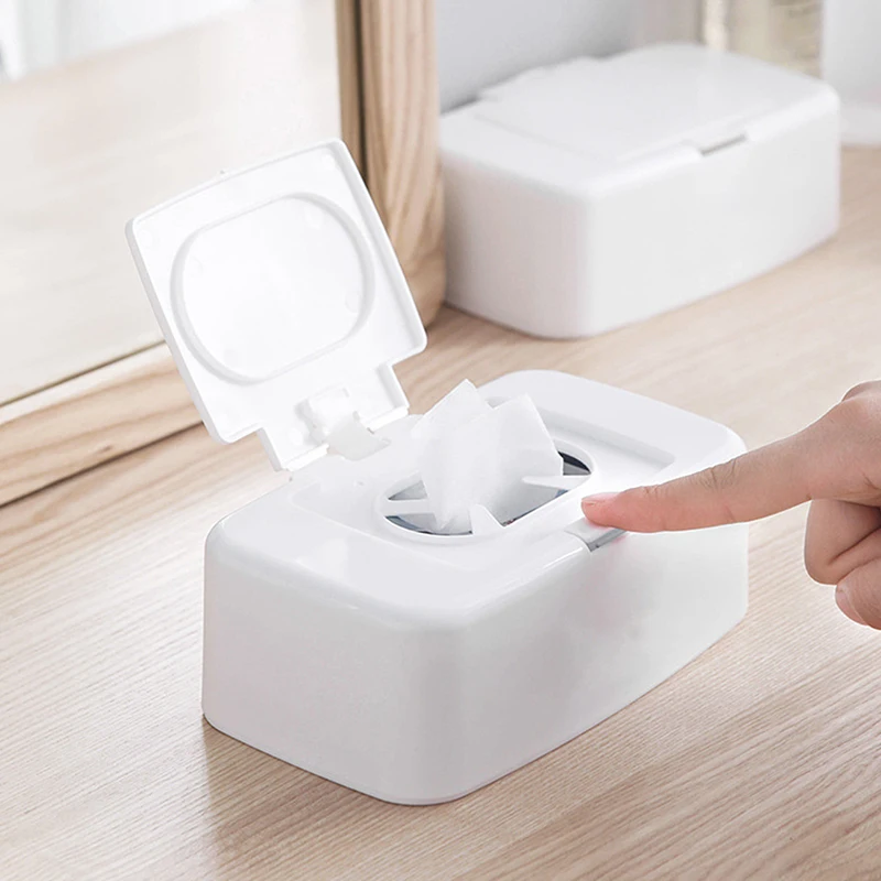 

Wet Tissue Box Wipe Dispenser Portable Wipes Napkin Storage Box Holder Container