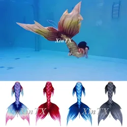 Adult Mermaid Tail Woman Swimwear Fish Scale Bikini Aquarium Swimming Light Thin Stretch Fabric Photo Photography Custom Size