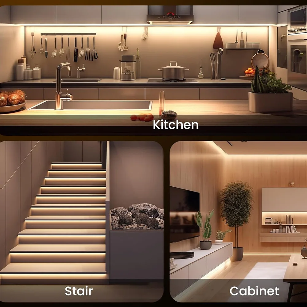 10 متر 20 متر تويا واي فاي COB CCT Led قطاع 24 فولت المزدوج الأبيض ضوء الغرفة 2700-6500 كيلو 2.4 جرام RF يعتم اللمس عن بعد f أليكسا جوجل SmartThings