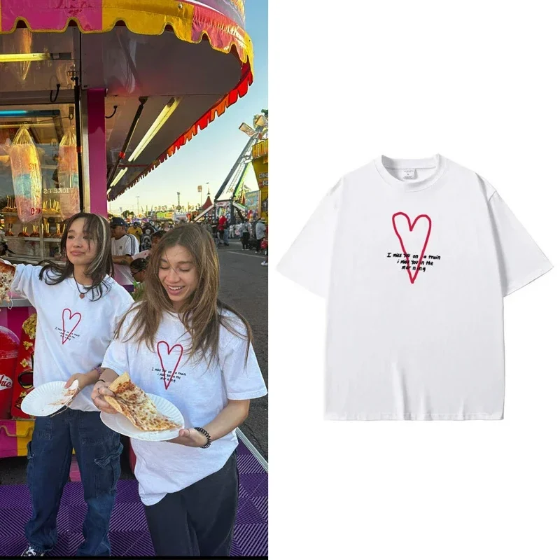 

The 1975 A British Rock Band Graphic Print T-shirt for Women Fashionable and Trendy Casual T-shirt Y2k Top Shirts for Women