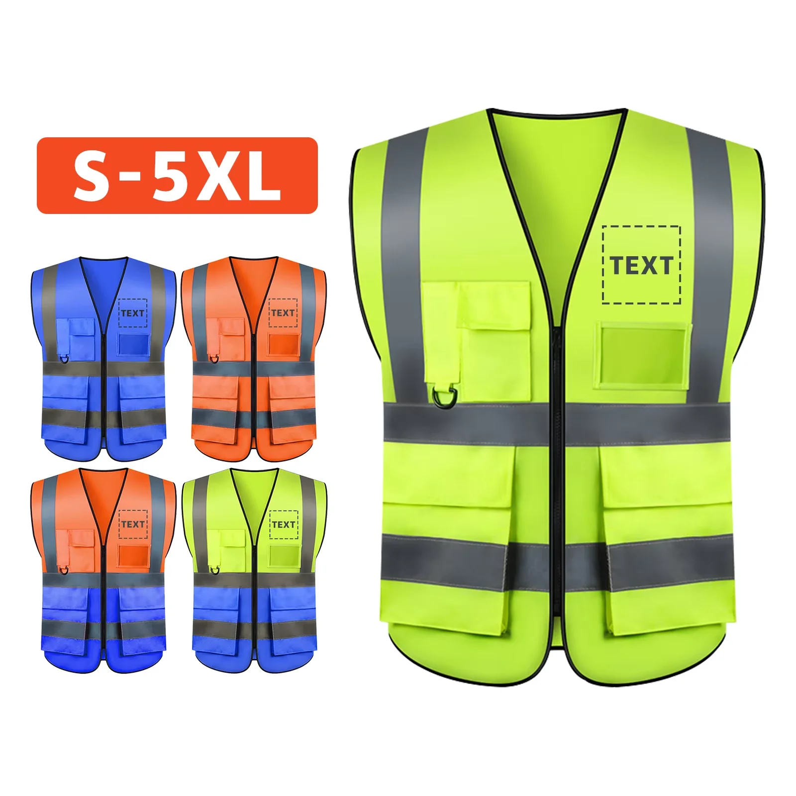 

Customized safety vest