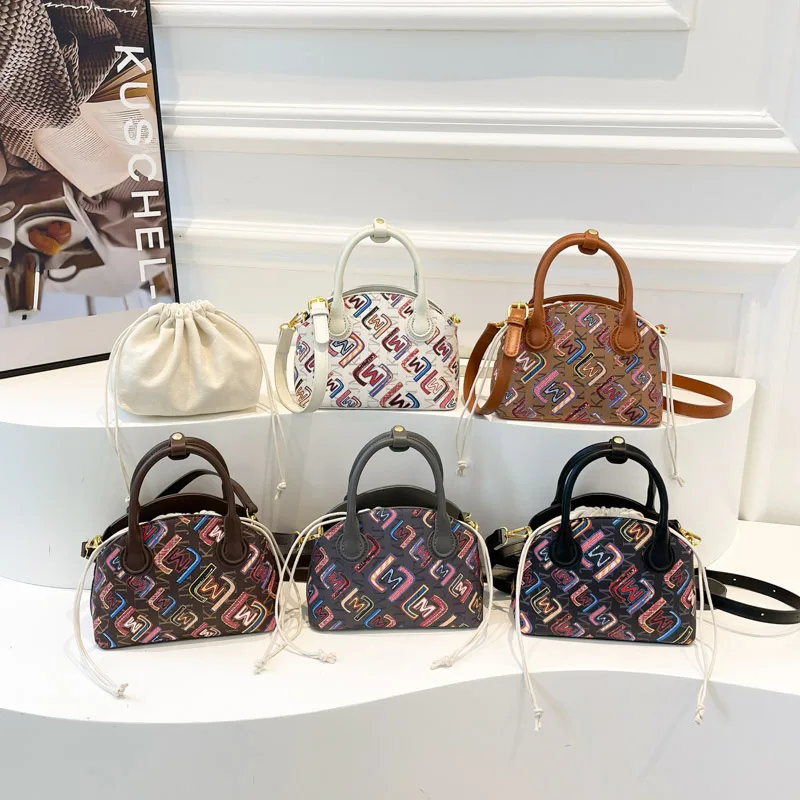 

Stylish Designer Bag For Women With Paris Fashion Influence Elegant Leather Solid Color And Large Capacity