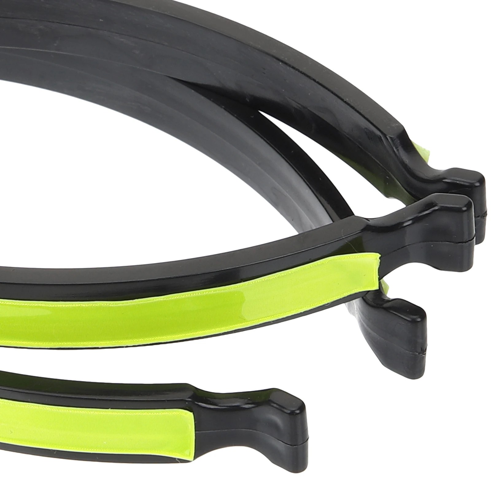 

2Pcs Cycling Trousers Reflective Clips Resistant Plastic Reflect Light Driver Warning Removable Leg B