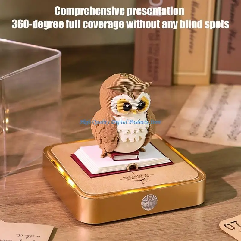 

U2JE High Quality Paper Sculpture Day Planner With Detachable Writing Pages