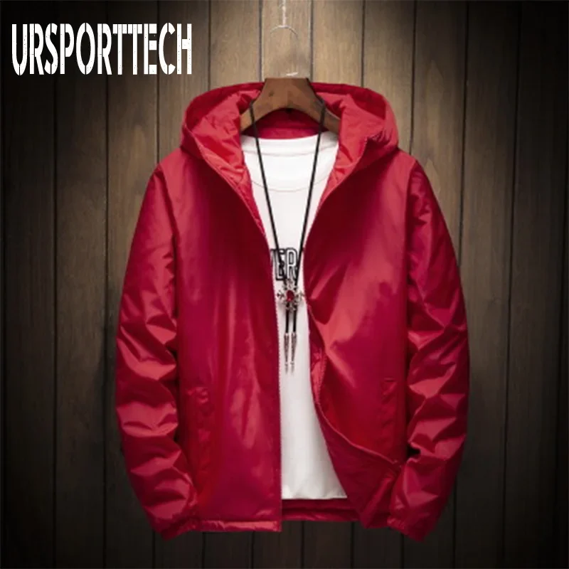 Plus Size S-6XL Mens Windbreaker Jackets Waterproof Windproof Male Jackets And Coats Winter Hooded Men Jackets Outwear Big Size