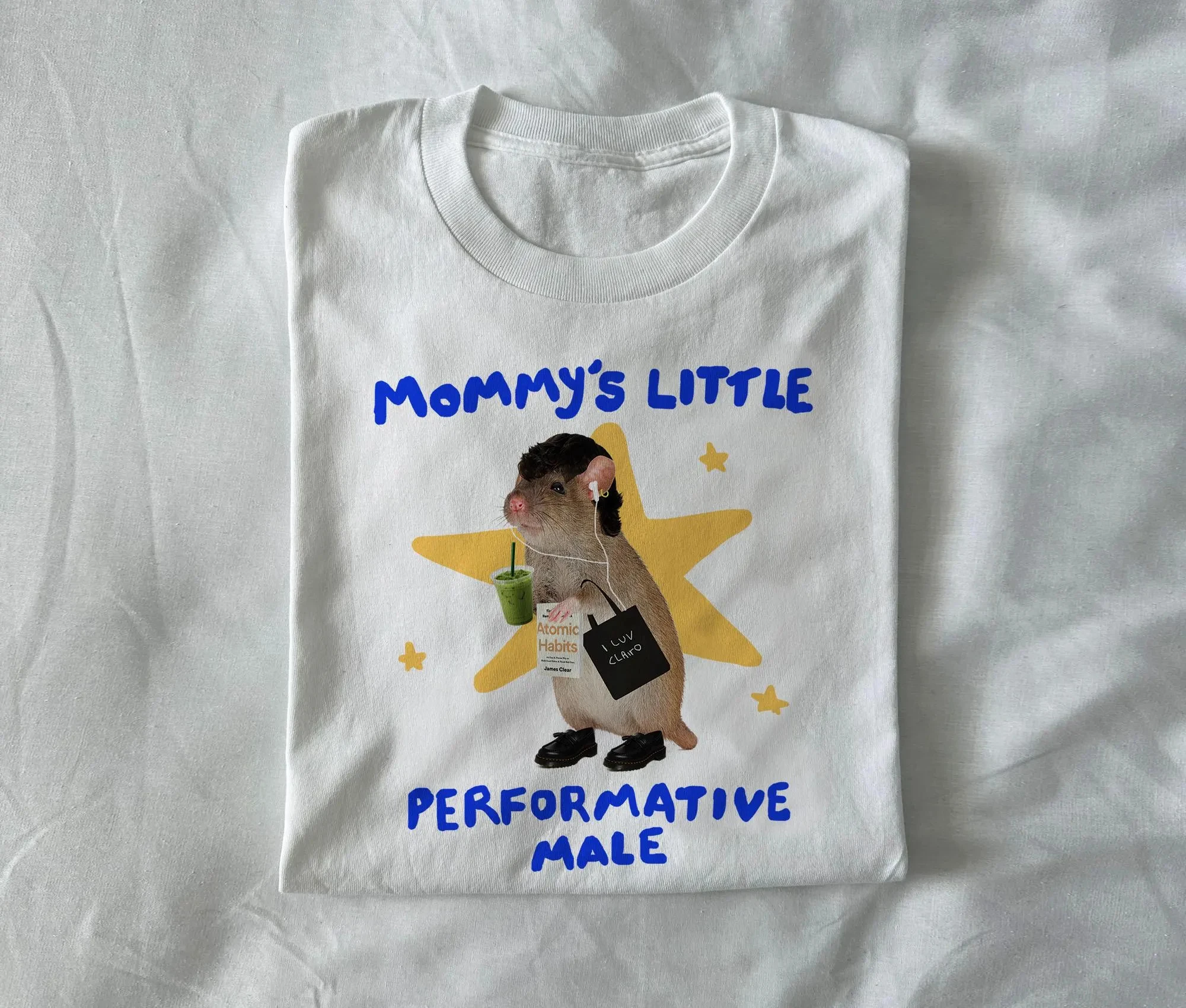 Mommy's Little Performative Male - Unisex T Shirt, Performative Male, Rat T Shirt, Funny Rat Shirt, Relatable T Shirt