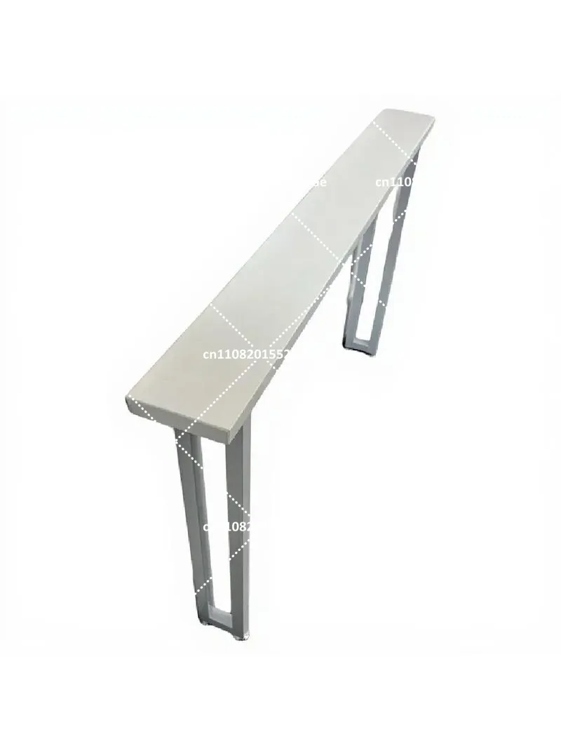 White Wall Crevice Storage Rack, Solid Wood Sofa Rear Shelf, Floor-to-Ceiling Bedside Frame for Living Room
