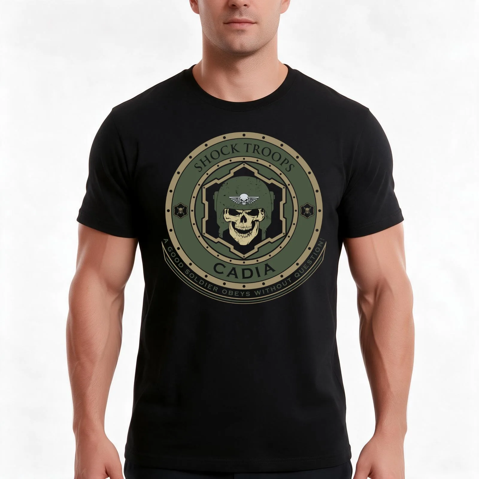 CADIA - ELITE EDITION T-Shirt Summer Casual Cotton Tee Oversized Streetwear Tops Vintage Graphic Print Unisex Men Women