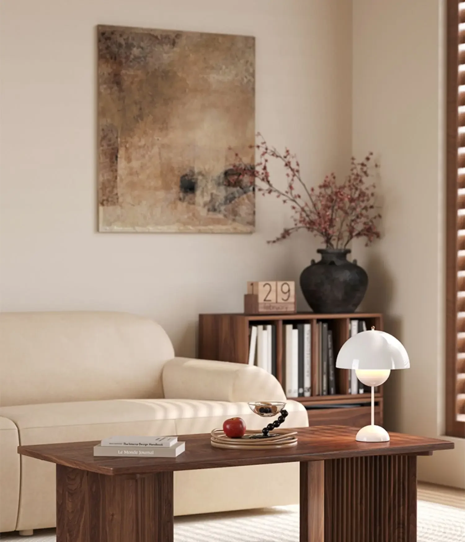Factory Direct Black Walnut Medieval Solid Wood Tea Table Living Room Wooden Design Simple Coffee Table