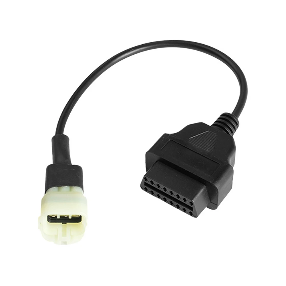 6Pin Motorcycle Diagnostic Cable Compatible With Kawasaki 6Pin Port Motorbike OBD2 Fault Code Reader Adapter