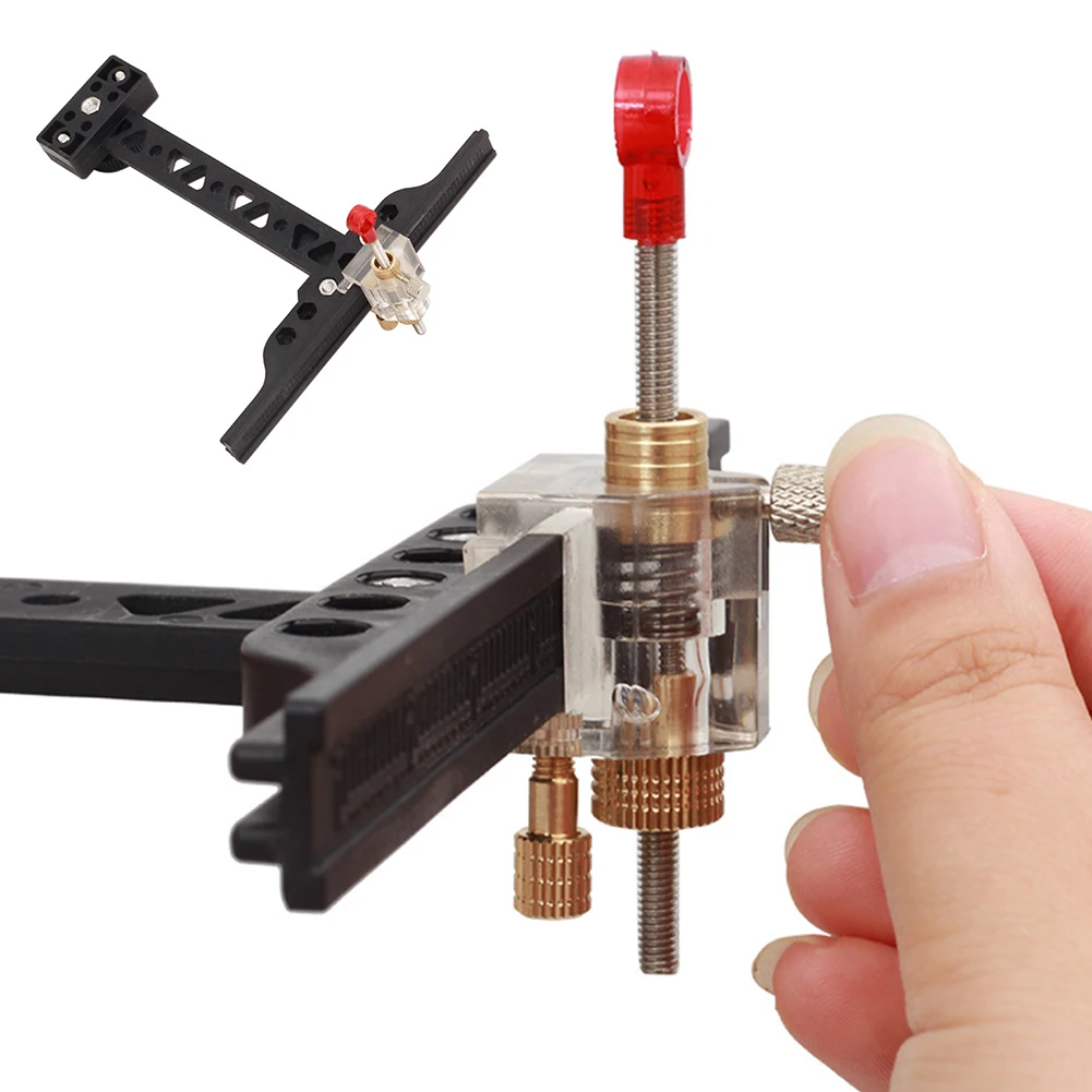 Mira de arco recurvo ajustable, accesorio ligero con forma de T, ideal para tiro y caza