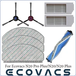 For Ecovacs DEBOT N20/N20 PLUS/N20 PRO PLUS Vacuum Parts Side Brush Hepa Filter Mop Pad Cloth Accessories