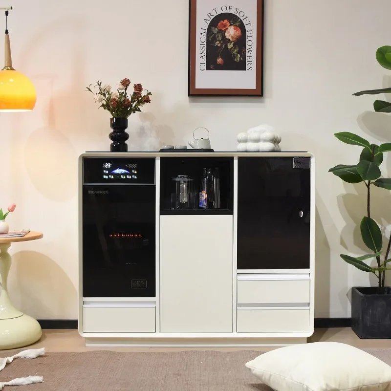 

Refrigerator disinfection, freezing and refrigeration integrated meal side cabinet