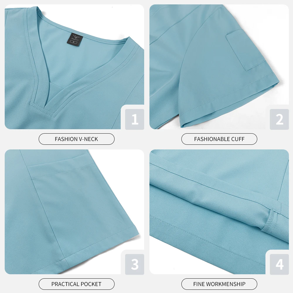 Hospital Operating Room Medical Uniform Wholesale Pet Clinic Working Set Medical Workwear Supplies Nurse Dentistry Surgery Suit