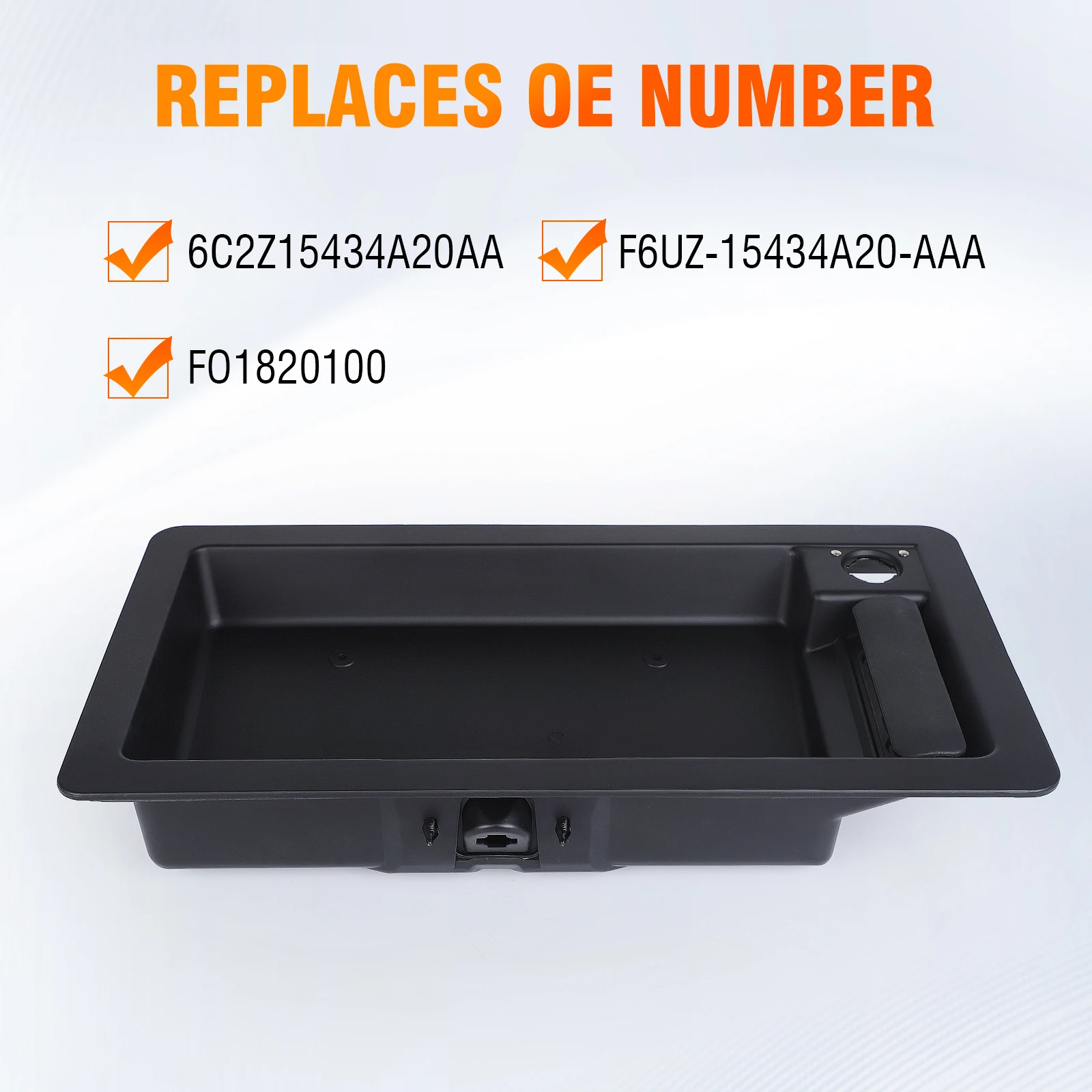 الخارجي مقبض الباب الخلفي لوحة ترخيص قوس الباب الخلفي البضائع استبدال المباشر لفورد 1992-2007 رقم الجزء 6C2Z15434A20AA #3