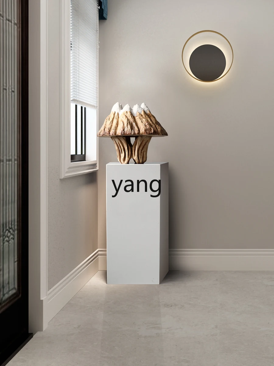 CX  Wood Carving Artwork Hotel Sample Room Entrance Decoration Floor Ornaments Decorations