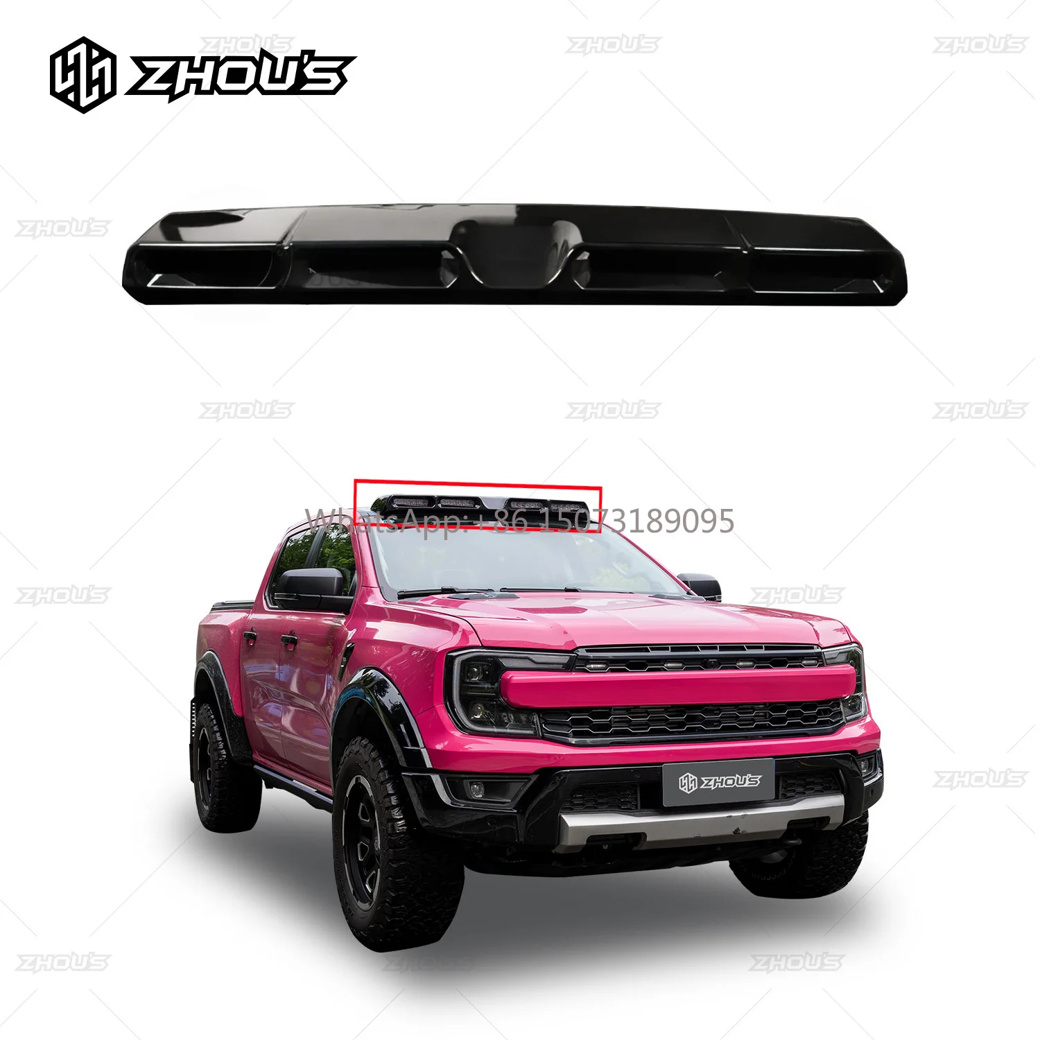 

Новый внедорожный багажник, светильник на крыше для приключений, светодиодный светильник на крыше для Ford Ranger F-150, пикап 2024