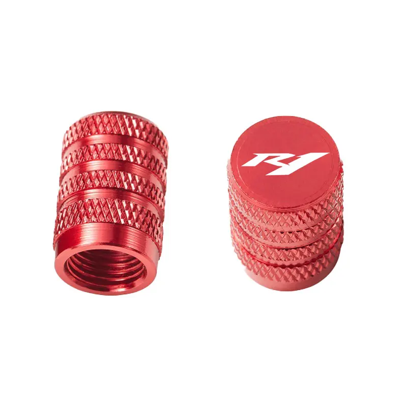 2 قطعة جديد دراجة نارية CNC الألومنيوم الإطارات صمام منفذ الهواء الجذعية غطاء قبعات لياماها YZFR1 YZF R1 YZF-R1 2015-2025 اكسسوارات