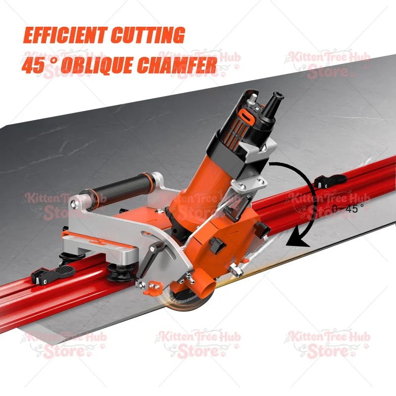 Portable large-format water jet ceramic bevel cutting machine