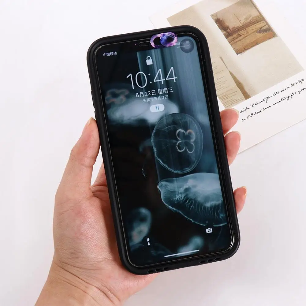 Slider Sticke Phone Antispy Camera Cover Phone Lens Cover Starry Sky Pattern WebCam Camera Cover Camera Protection Shutter