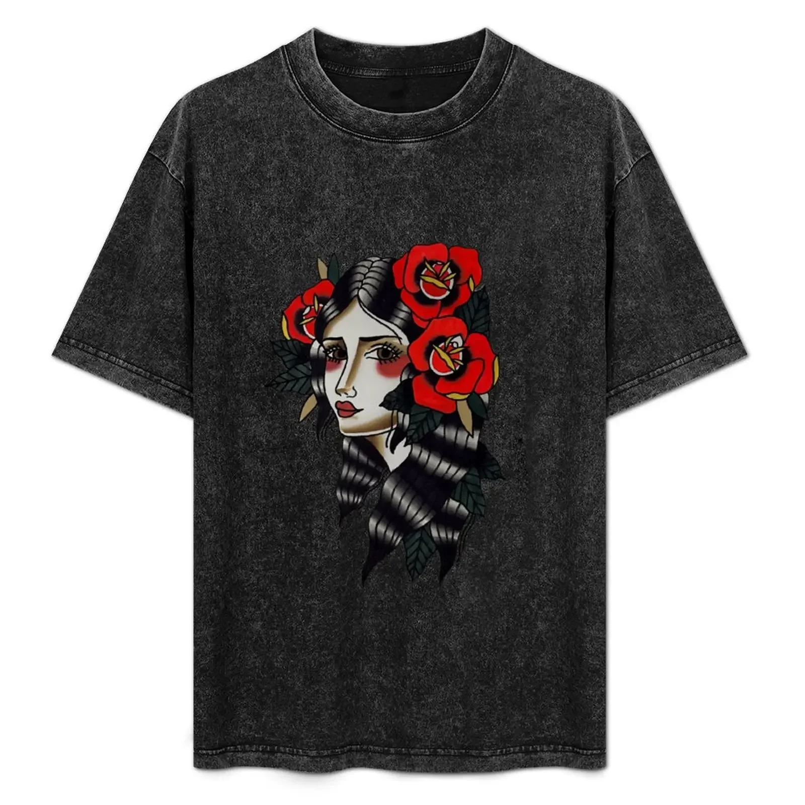 

Flower girl T-Shirt Basic Short Sleeve Cotton Blend T-Shirt