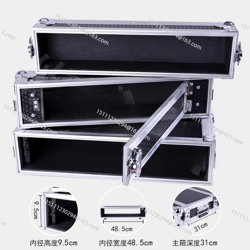 2U Rack Case for Video Processor & Sending Card, All-in-One Flight Case for Screen