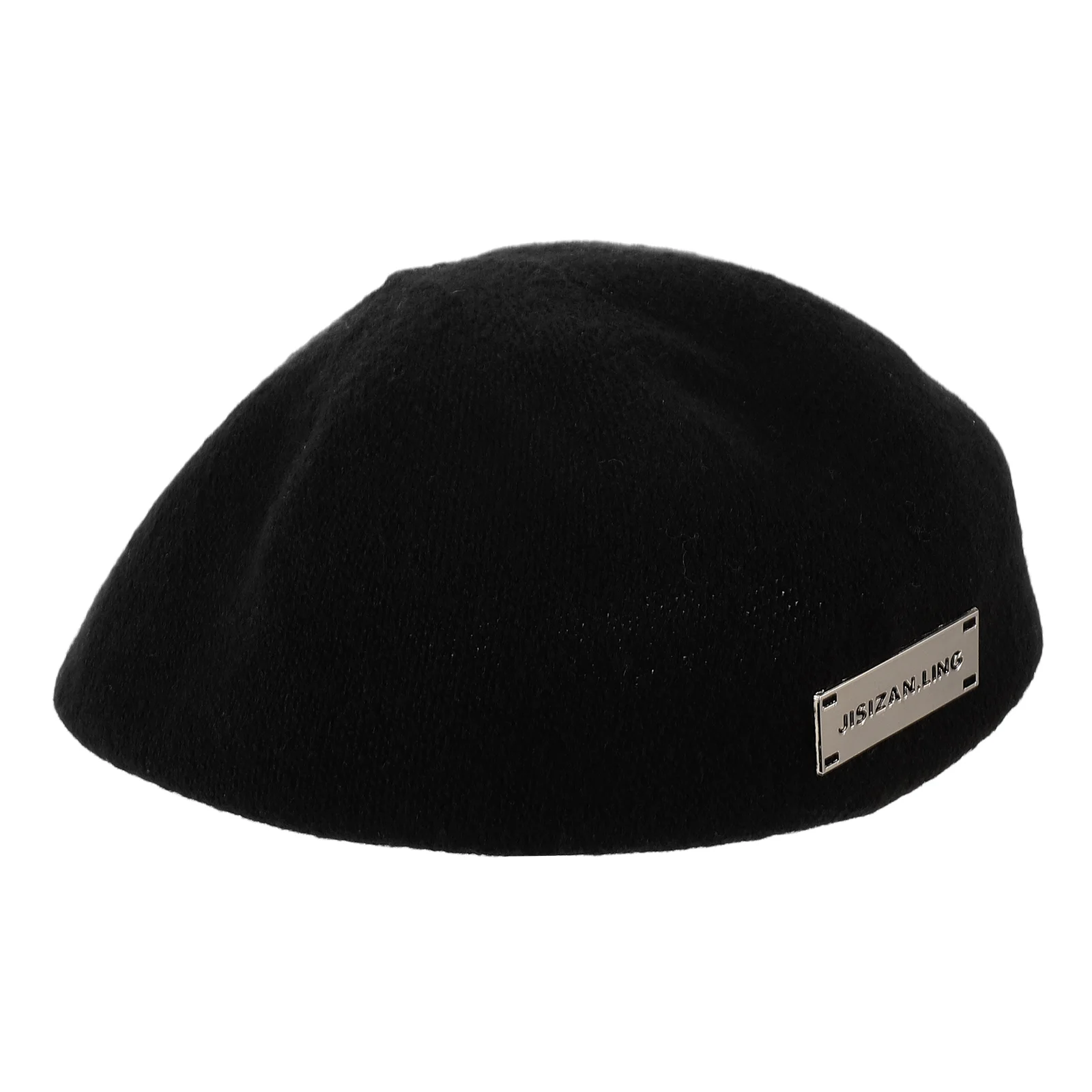 

Retro French Beret Cap For Women Men Black Vintage Newsboy Hat Solid Color Elegant Comfortable Daily Wear Autumn Winter Fashion