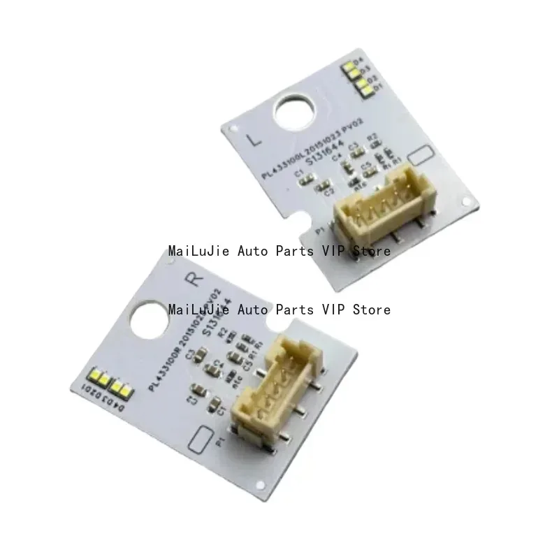 

PL433100L PL433100R For Audi Q3 A3 2015-2018 White Angel Eye LED DRL Chip Daytime Running Light Module Car Accessories