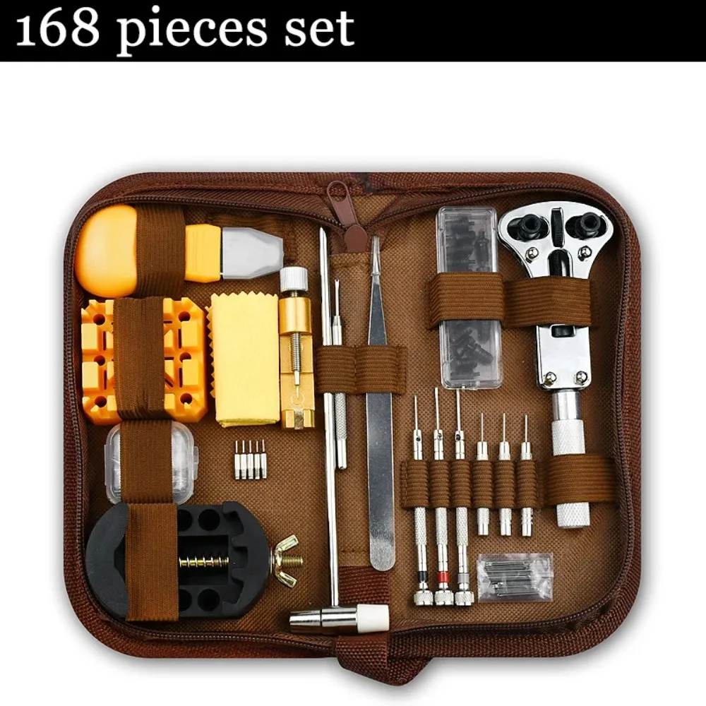 Watch Repair Tool Kit, Case Opener Watch Band Link Remover Screwdriver Set for Watch Battery Replacement & Strap Adjustment