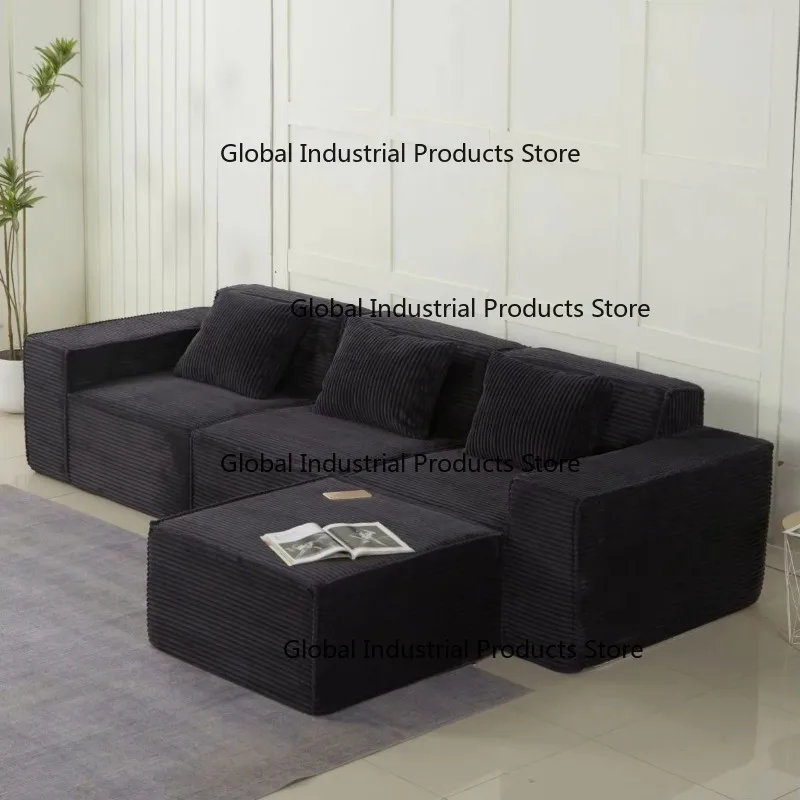New Arrival Soft Seater Living Room Couch Set Home Furniture Convertible Sofa with Sponge Filling Vacuum Compress Upholstered