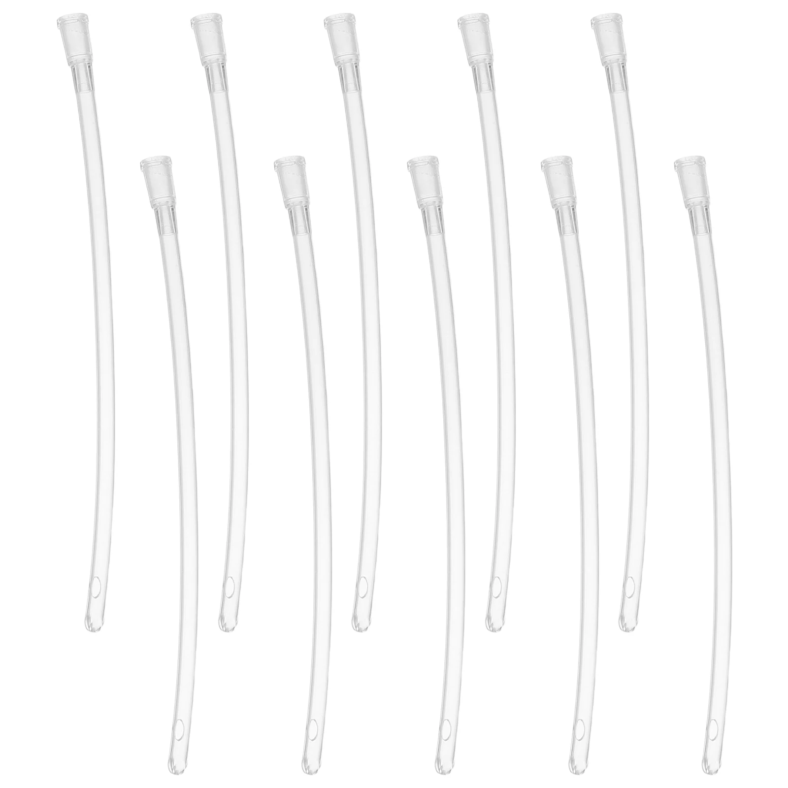 

10 Pcs Parrot Hose Feeder Clear Hand Bird Food Transparent Abs Feeding Milk Tube