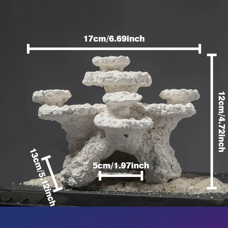 خزان الأسماك المناظر الطبيعية المواد حوض السمك المناظر الطبيعية الحلي شخصية النمذجة حجر نحت الديكور بوسيدون تمثال إله البحر #2