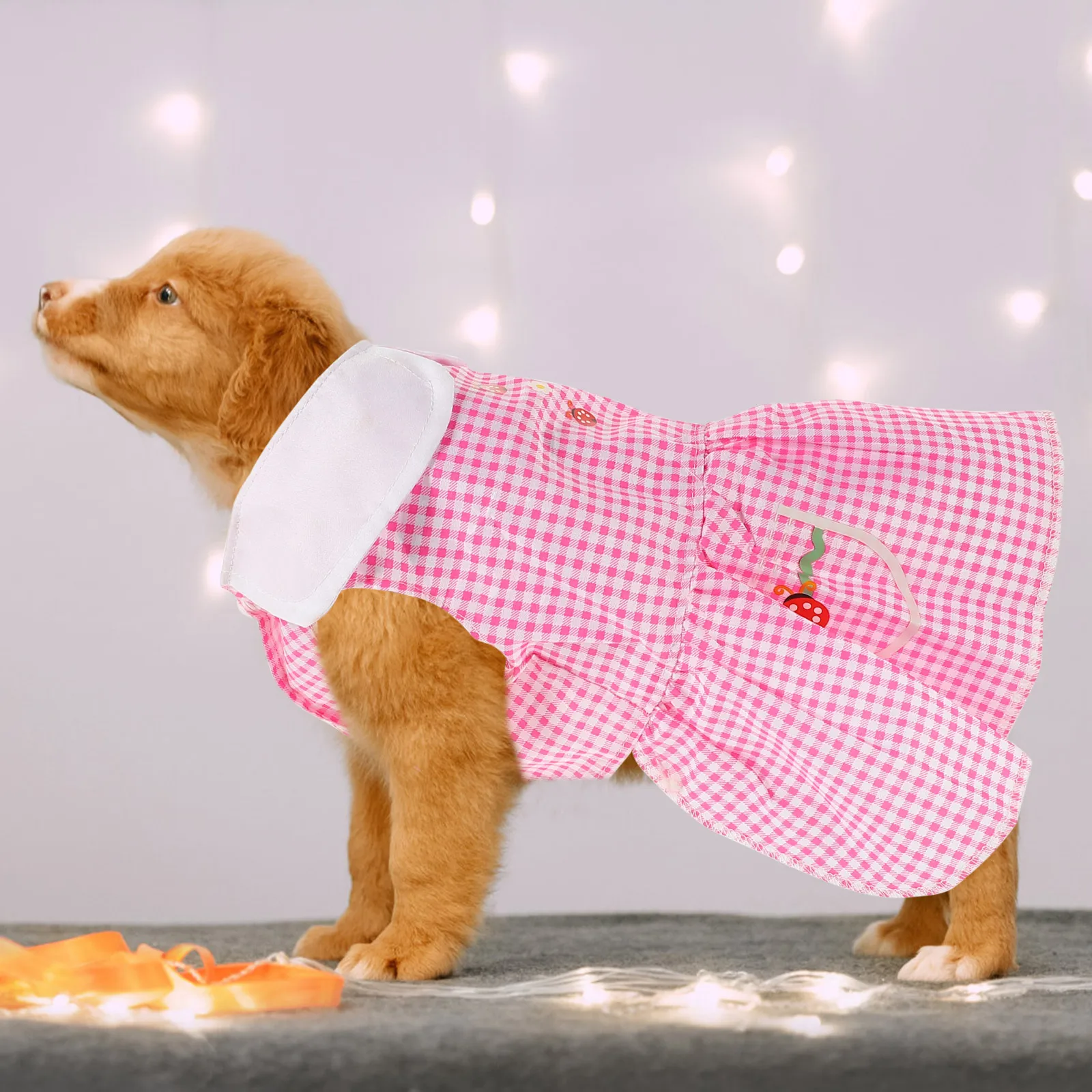 

Pet Cherry Princess Dress High Grade Breathable Comfortable Summer Costume Skirt Party Festival Clothing Puppy Dresses Kitten
