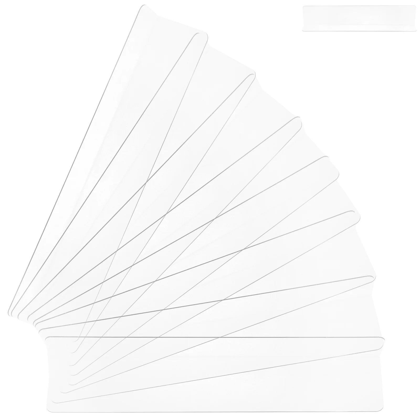 

8pcs Pet Kennel 35x7cm Clear Flexible PVC Cage Edge Protector for Small Pets Dog Hamster Guinea Pig