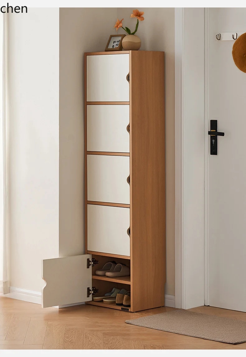 multi-layer entrance shoe cabinet new door storage storage cabinet