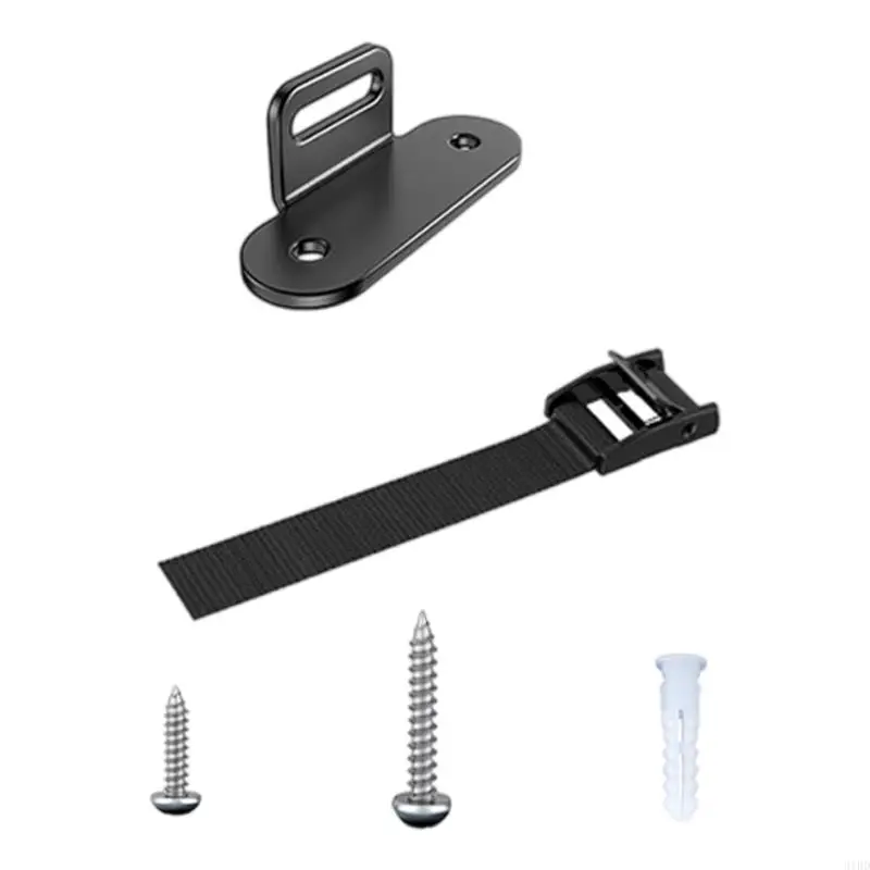 

Регулируемый мебельный ремень с защитой от падения с настенными анкерами из нержавеющей стали для установки в домашнем офисе с