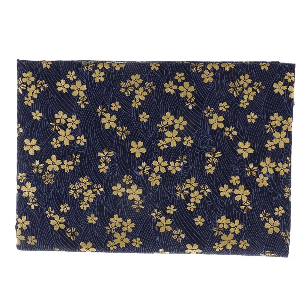 

Print Bronzing Floral Cotton Fabric for Patchwork Sewing Material 1 Meter