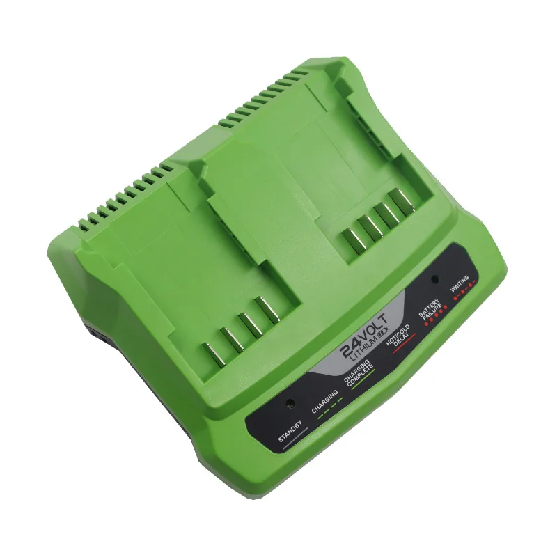 High quality New double charging port 1.5A Charger for Greenworks 24V Li-ion battery