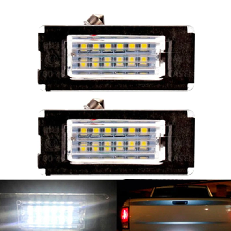 2Pcs LED Number License Plate Light No Error License Plate Light Lamps for BMW Mini Cooper R56 2006 - 2012