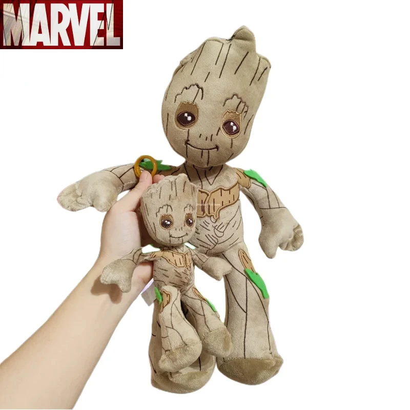 18-30cm Groot Plush Spiderman Toy Soft Stuffed Cartoon Stuffed Doll Large Plush Boy Cloth Doll Pillow Action Figure Kid Gift