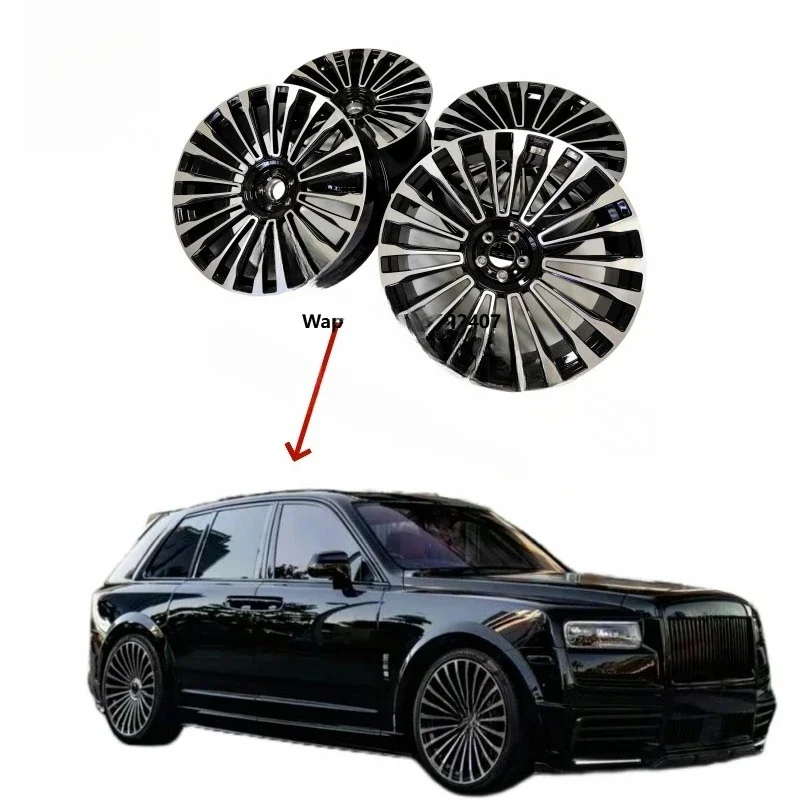 Car Mdification Accessories Front Rear Wheel Hubs Custom 22-24inches Forged Wheel Hubs Upgrade to  Wheel Rims