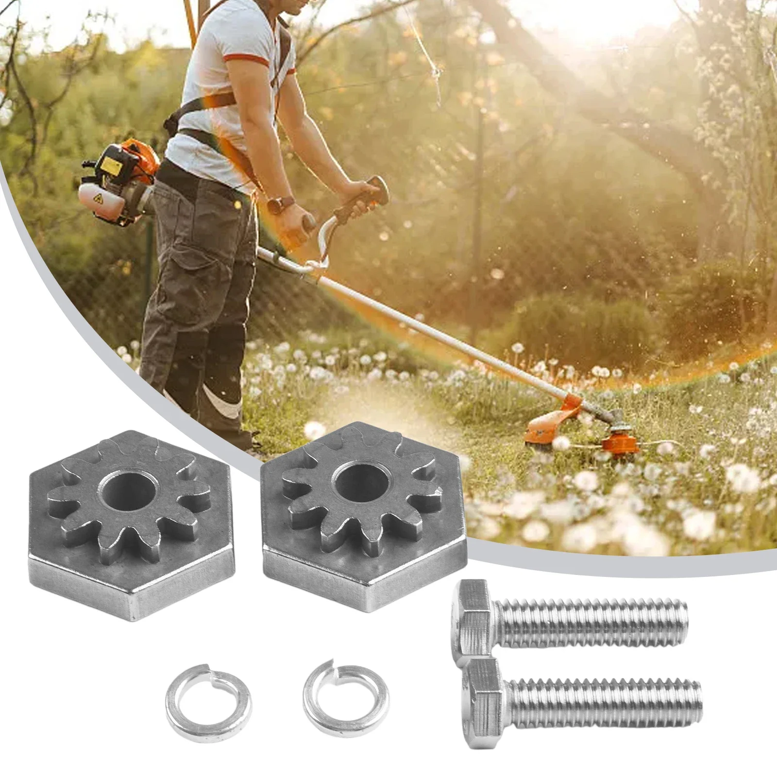 High Quality Practical Useful Lawn Mower Part Deck Adjustment Gear Metal For Craftsman For Husky For Troy-Bilt