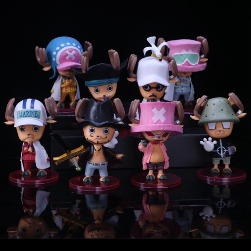 Anime One Piece Tony Tony Chopper Cos Luffy Saber Figure Model Buggy Toy Sabo Gift Car Ornament Action Figure Collect Gifts