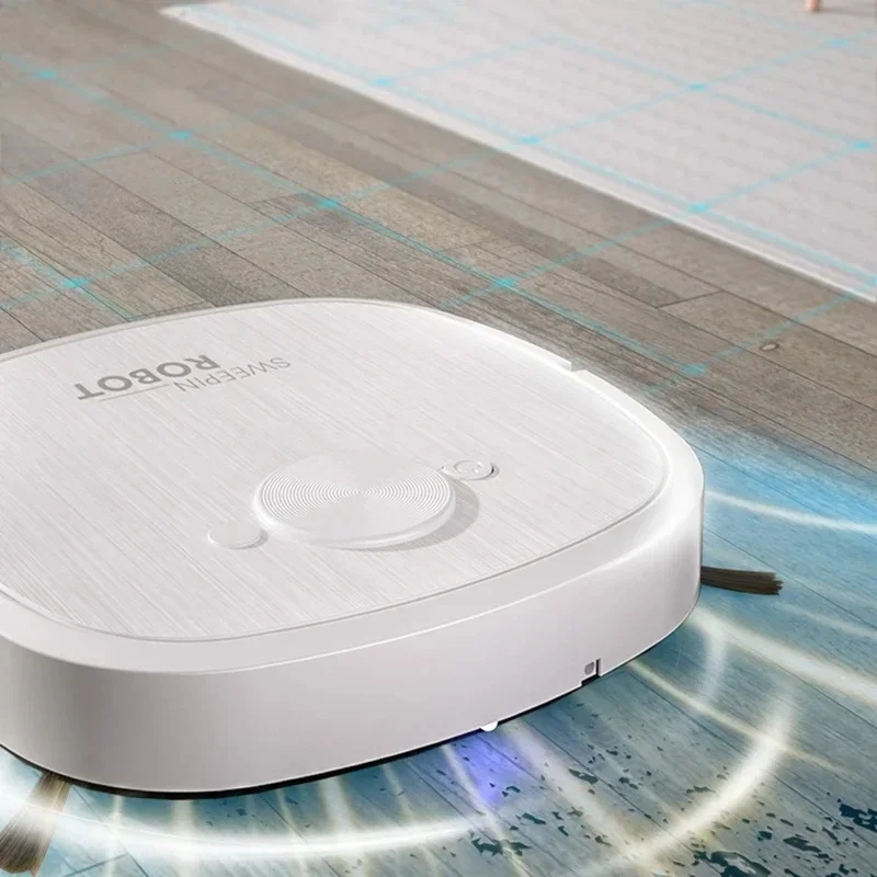 New 3-in-1 Robot Vacuum Cleaner USB Charging Home Fully Automatic Sweep Robot Integrated Sweep Suction Mopping & Sterilization