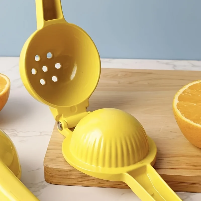 Aluminum Alloy Manual Lemon Squeezer, Hand Pressed Orange Fruit Juicer, Portable Practical Kitchen Tools, Mini Blender, Home