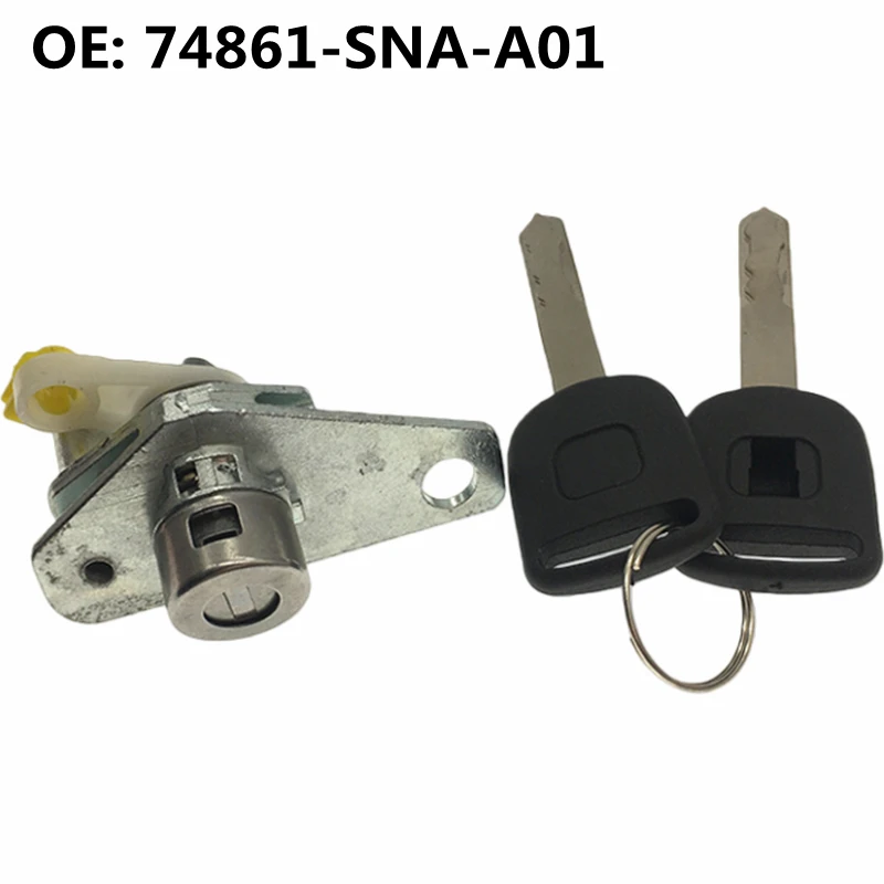 

OE: 74861-SNA-A01 Car Trunk Lid Lock Cylinder For Honda 2006-2011 Civic Auto Rear Tailgate Boot Lock Core Barrel With 1Pcs Key